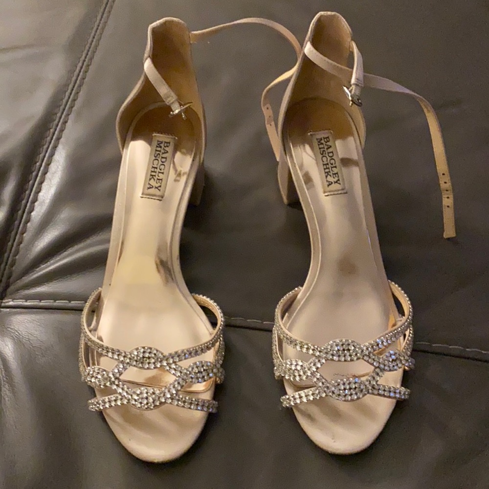 Badgley mischka wedding shoes